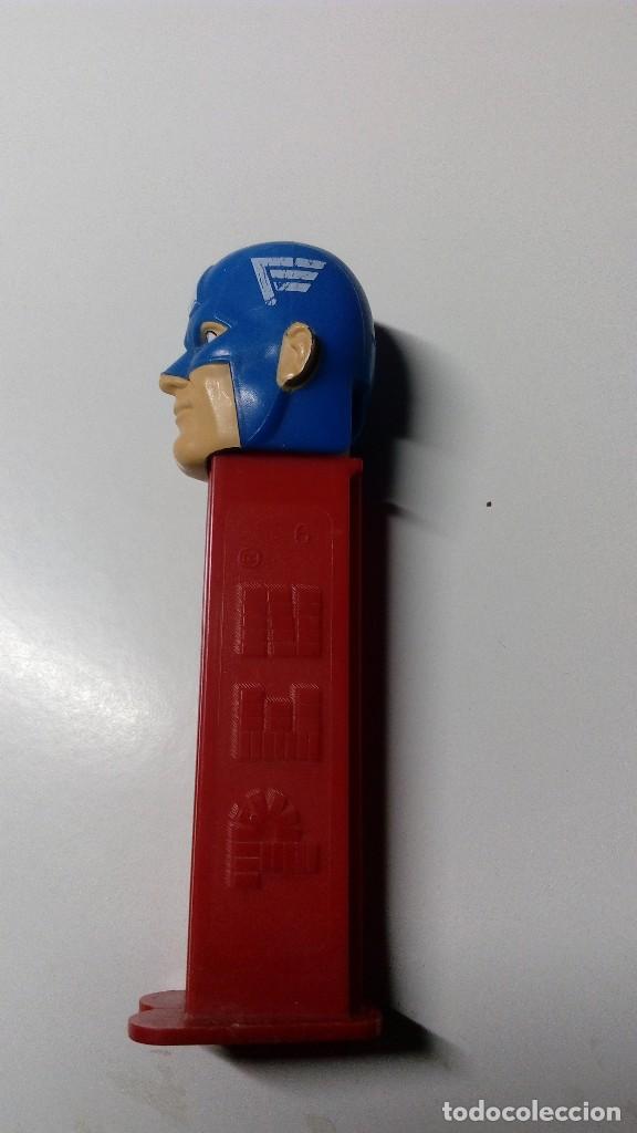PEZ Spender: DISPENSADOR CARAMELOS PEZ CAPITAN AMERICA MARVEL LOS VENGADORES