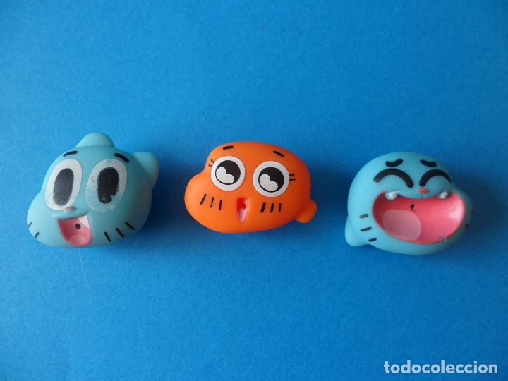 Figuras de Goma y PVC: Cabezas de Goma de dibujo de animaci&oacute;n - PHOSKITOS - Nutrexpa S.L. - GUMBALL - AQUA SPLASH