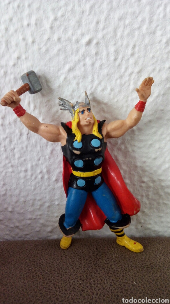 Figuras de goma y PVC: Figura pvc Thor Marvel Comics Spain. - Foto 1