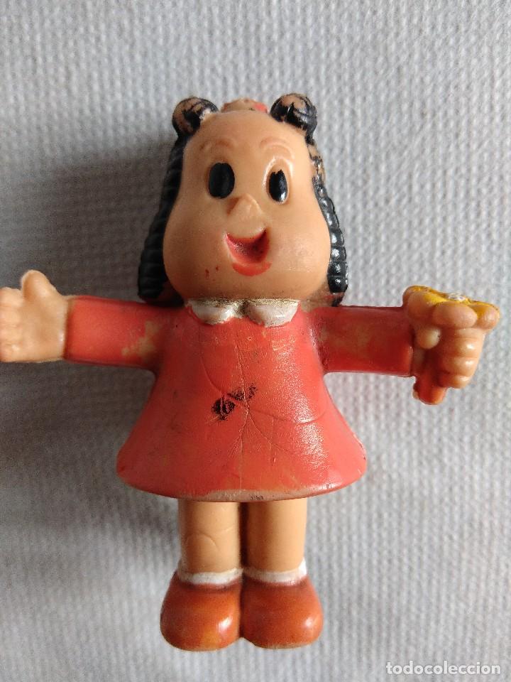 Rubber and PVC Figures: FIGURA EN GOMA SERIE LA PEQUE&Ntilde;A LULU.