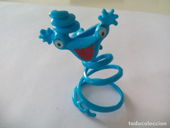 Figure di Gomma e PVC: FIGURA DE HUEVOS KINDER SORPRESA. MU&Ntilde;ECO MINIATURA FERRERO. MUELLE K02 N.84