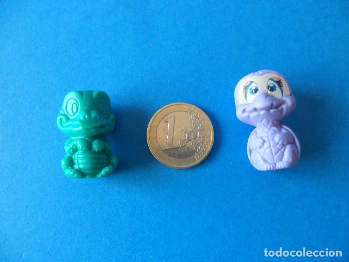 Figuras de goma y PVC: Lote de Capuchones de L&aacute;piz - Cocodrilo y Tortuga - Foto 6
