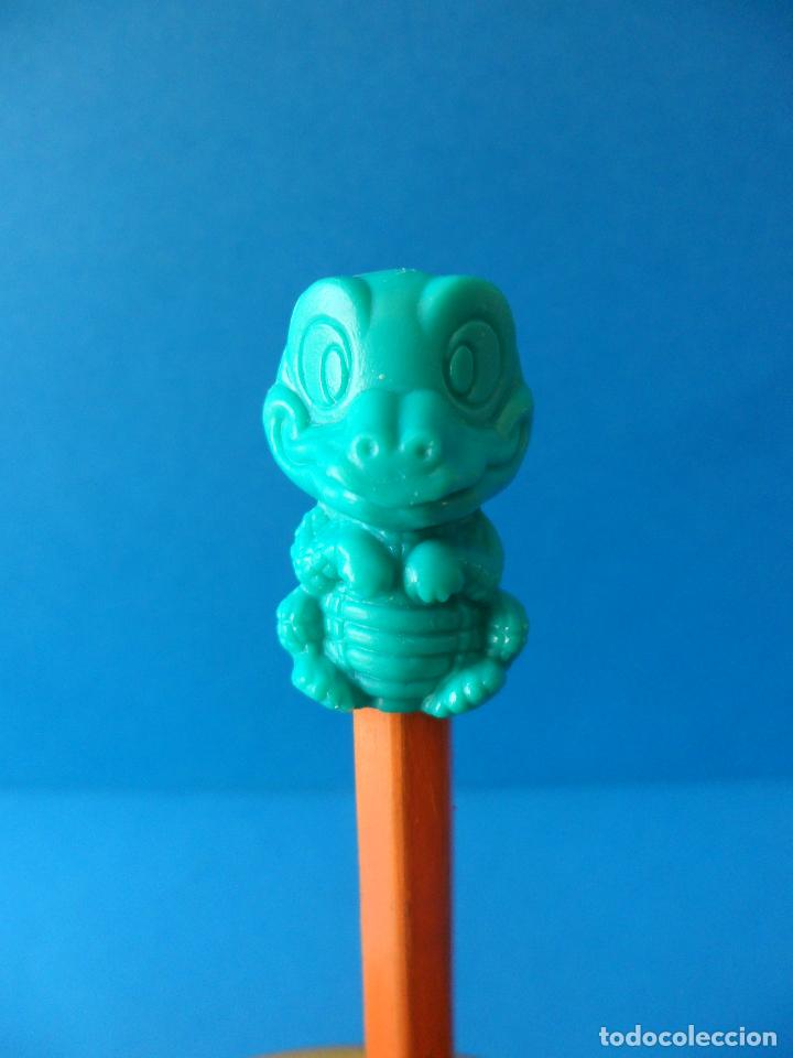 Figuras de goma y PVC: Lote de Capuchones de L&aacute;piz - Cocodrilo y Tortuga - Foto 9