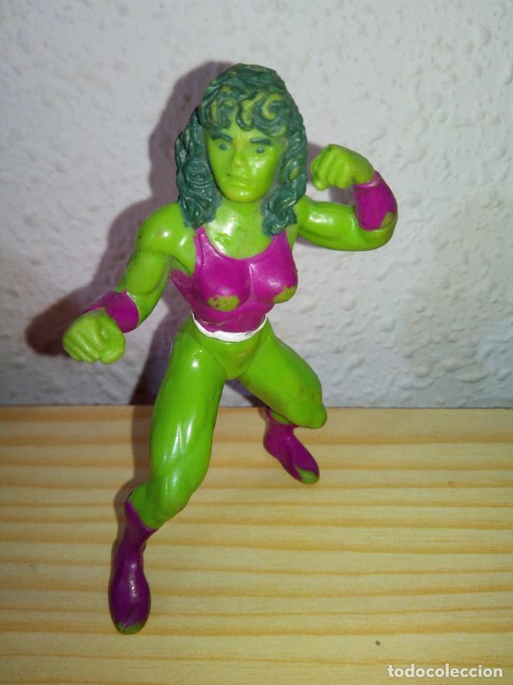 Figuras de goma y PVC: Figura hulka pvc marvel 1996 - Foto 1