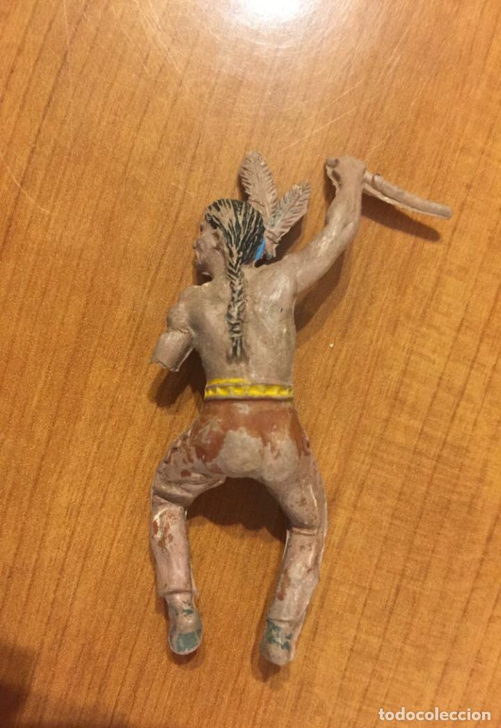 Figuras de goma y PVC: MU&Ntilde;ECO DE PLASTICO, INDIO. TIPO COMANSI. 6 CM. - Foto 2