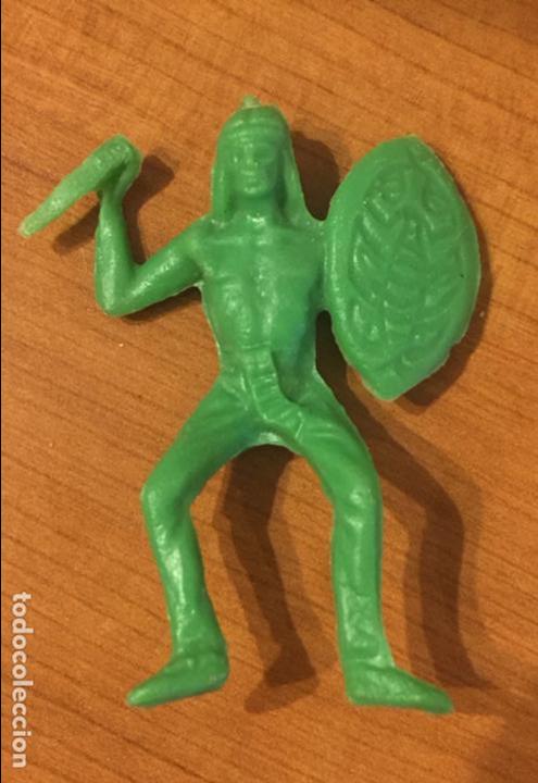 Figuras de goma y PVC: FIGURA DE PLASTICO, INDIO. TIPO COMANSI. 6 CM. - Foto 1