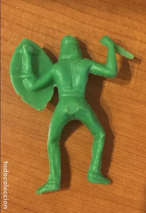 Figuras de goma y PVC: FIGURA DE PLASTICO, INDIO. TIPO COMANSI. 6 CM. - Foto 2