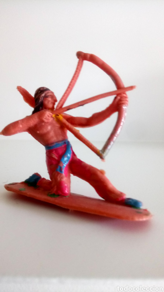 Figuras de goma y PVC: INDIO DE JECSAN. FIGURA DE PL&Aacute;STICO. - Foto 1