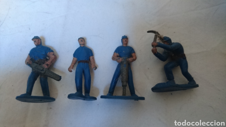 Figuras de goma y PVC: OBRERO DE GOMA - Foto 1