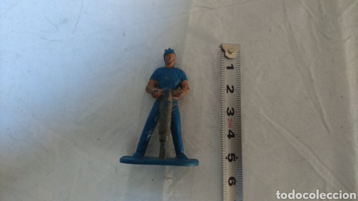 Figuras de goma y PVC: OBRERO DE GOMA - Foto 3