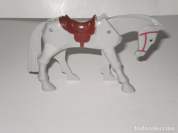 Figuras de Borracha e PVC: CABALLO ARTICULADO , SIN FABRICANTE CON&Oacute;CIDO . 10 X 6 CMS