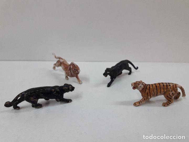 Figuras de goma y PVC: CUATRO ANIMALES EN GOMA - Foto 2