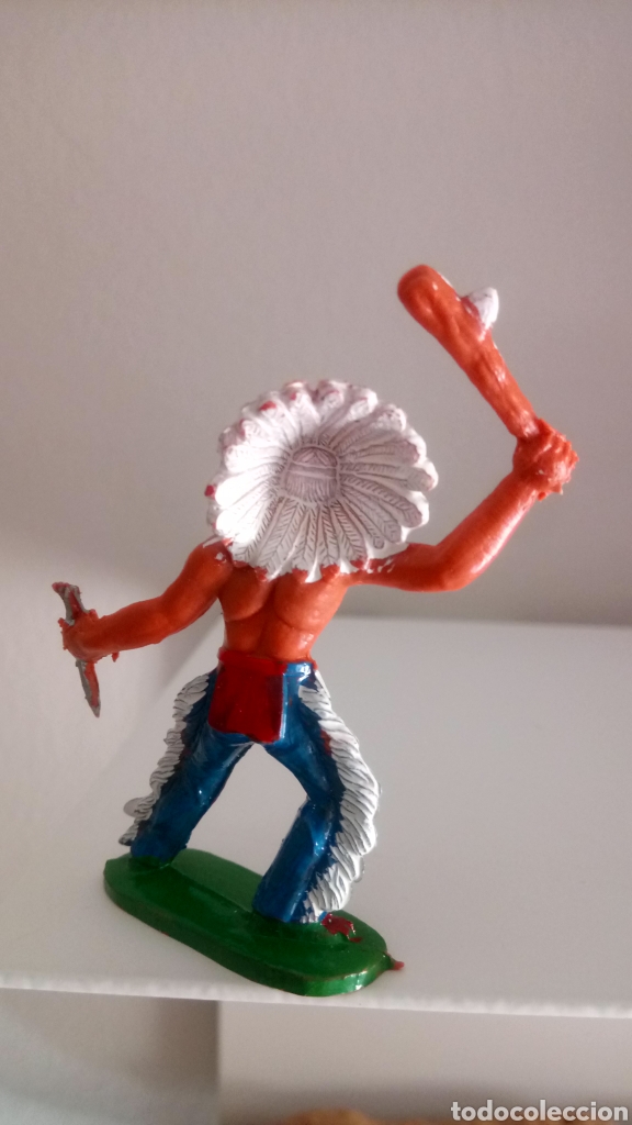 Figuras de goma y PVC: FIGURA DE INDIO. - Foto 2