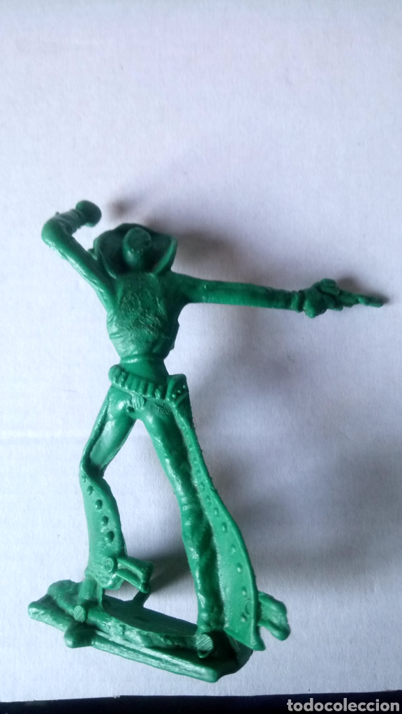 Figuras de goma y PVC: EXTRA&Ntilde;O COWBOY PIPERO DE 8 CMS. - Foto 2