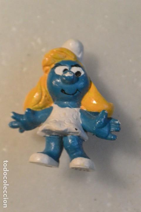Figuras de goma y PVC: FIGUNA DE PITUFA. EURA MADE IN SPAIN - Foto 1