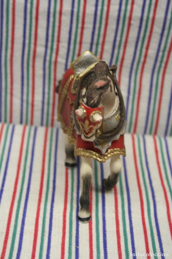 Figuras de goma y PVC: FIGURA DE CABALLO MEDIEVAL DE SCHLEICH - Foto 4