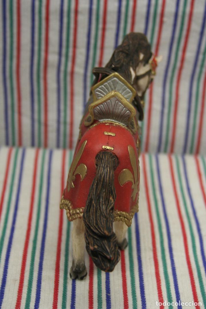 Figuras de goma y PVC: FIGURA DE CABALLO MEDIEVAL DE SCHLEICH - Foto 5