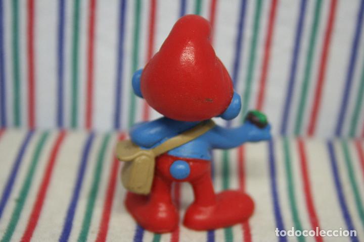Figuras de goma y PVC: PAPA PITUFO CON BOLSA DE PEYO - Foto 4