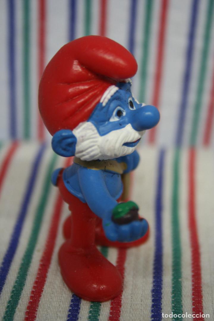 Figuras de goma y PVC: PAPA PITUFO CON BOLSA DE PEYO - Foto 5