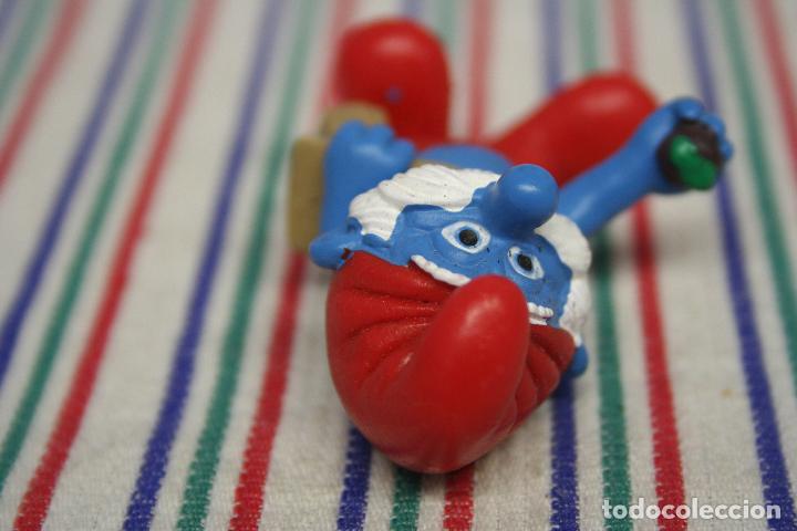 Figuras de goma y PVC: PAPA PITUFO CON BOLSA DE PEYO - Foto 6