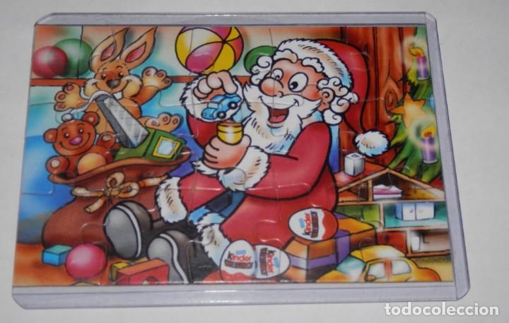 Figuras de goma Kinder: PUZZLE KINDER NAVIDAD - Foto 1
