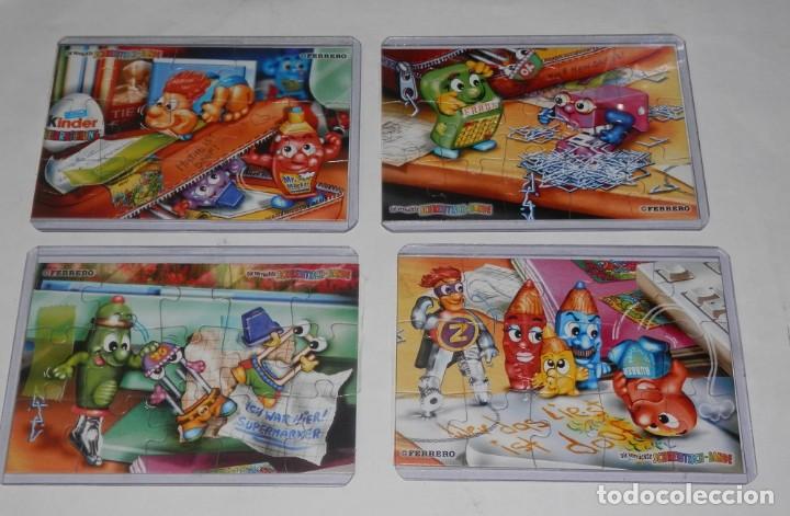 Figure di Gomma e PVC: PUZZLES KINDER SUPRISE - SERIE SCHREIBTISCH BANDE