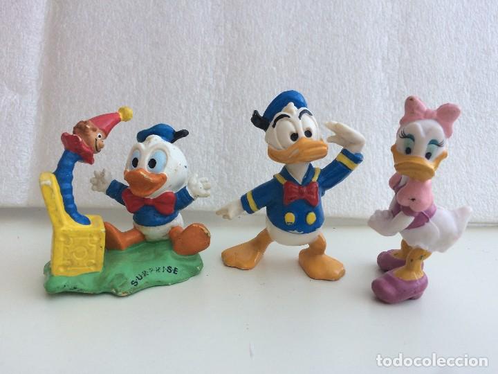 Figuras de goma y PVC: BULLYLAND - Donald, Daisy y sobrino - Foto 1