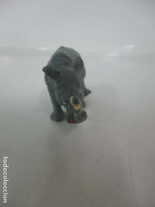 Figuras de Goma y PVC: Rinoceronte - Figura de Plástico - Zoo - Marca Comansi - Años 60 - Foto 2 - 128303991