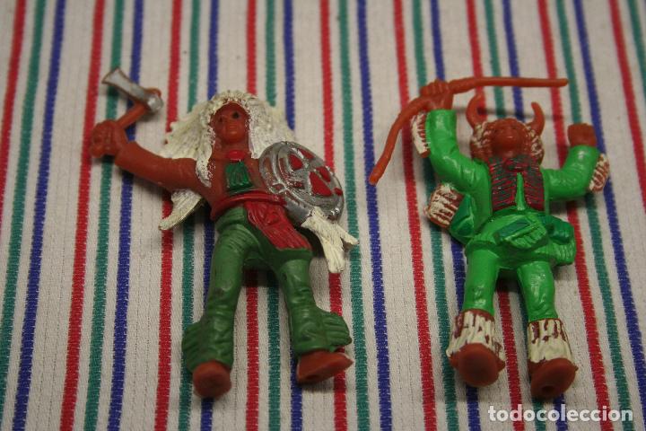 Figuras de goma y PVC: FIGURAS INDIOS COMANSI - Foto 2