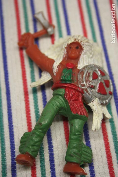 Figuras de goma y PVC: FIGURAS INDIOS COMANSI - Foto 4