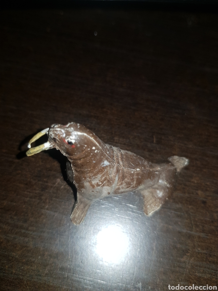 Figuras de goma y PVC: Le&oacute;n marino goma pech - Foto 2