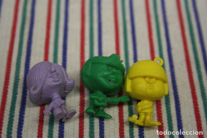 Figuras de goma y PVC: FIGURAS DUNKIN 3 CABEZONES - Foto 1