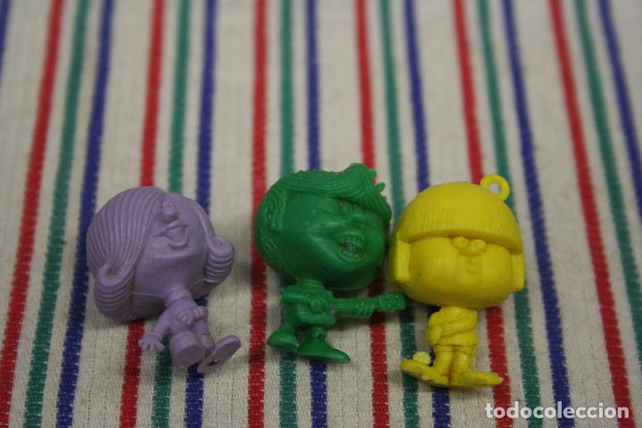 Figuras de goma y PVC: FIGURAS DUNKIN 3 CABEZONES - Foto 2