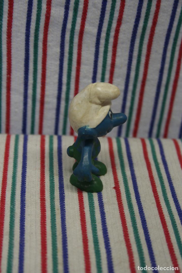 Figuras de goma y PVC: PITUFO MECANICO DE SCHLEICH - Foto 5