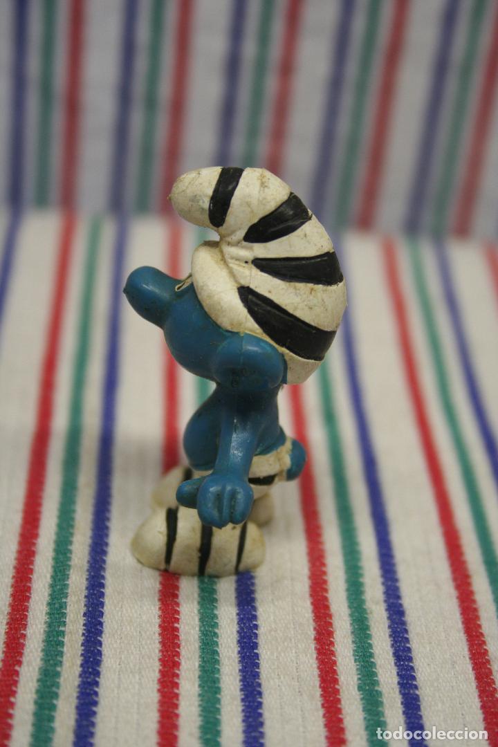 Figuras de goma y PVC: PITUFO CEBRA DE SCHLEICH-PEYO - Foto 4