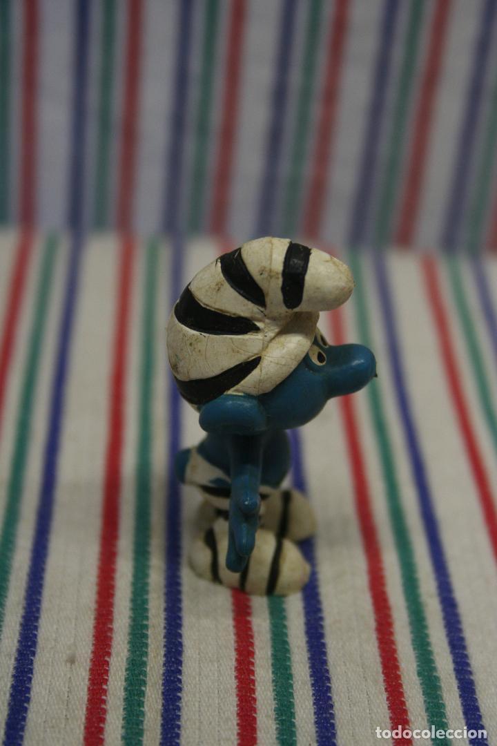 Figuras de goma y PVC: PITUFO CEBRA DE SCHLEICH-PEYO - Foto 5
