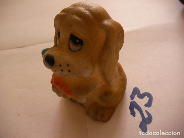 Figuras de goma y PVC: ANTIGUO PERRITO AFILADOR - Foto 1