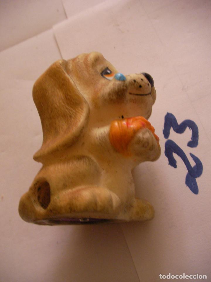 Figuras de goma y PVC: ANTIGUO PERRITO AFILADOR - Foto 3