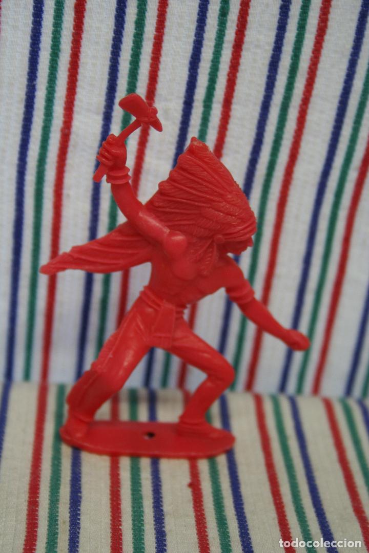 Figuras de goma y PVC: INDIO CON HACHA TOMAHAWK COMANSI - Foto 1