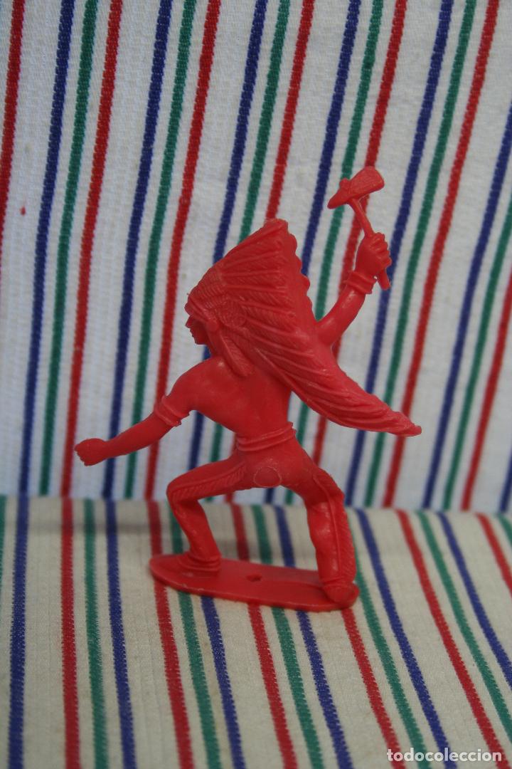 Figuras de goma y PVC: INDIO CON HACHA TOMAHAWK COMANSI - Foto 3