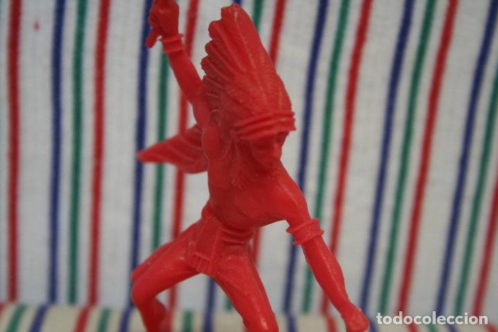 Figuras de goma y PVC: INDIO CON HACHA TOMAHAWK COMANSI - Foto 4