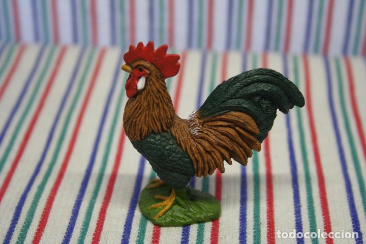 Figuras de goma y PVC: GALLO DE SCHLEICH - Foto 1