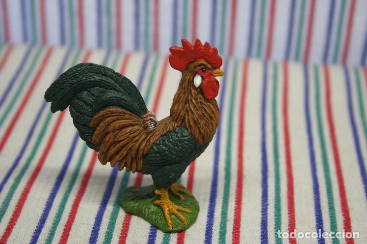 Figuras de goma y PVC: GALLO DE SCHLEICH - Foto 3