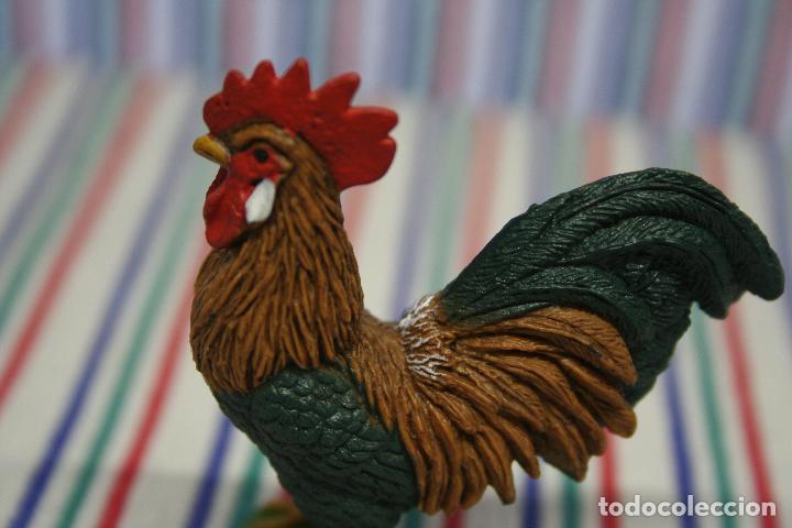 Figuras de goma y PVC: GALLO DE SCHLEICH - Foto 4