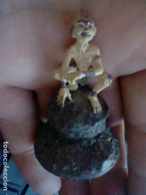 Figuras de goma y PVC: GOLUM SE&Ntilde;OR ANILLOS PLOMO