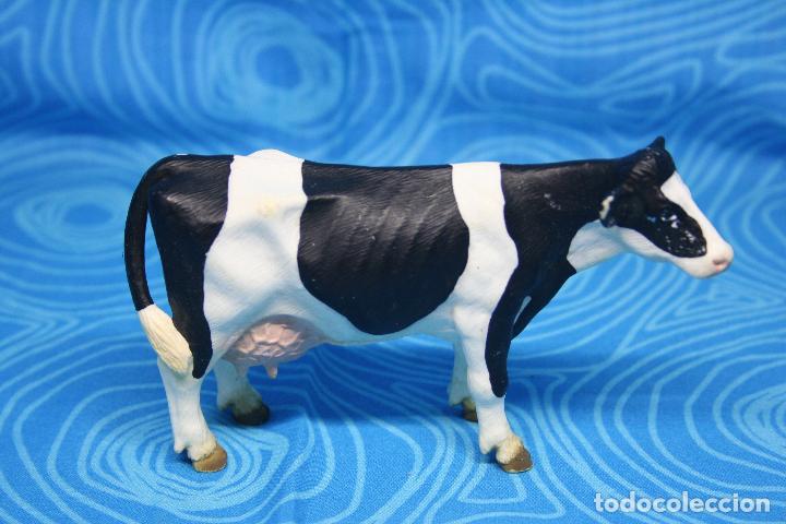 Figuras de goma y PVC: VACA DE SCHLEICH, DESCATALOGADO - Foto 2