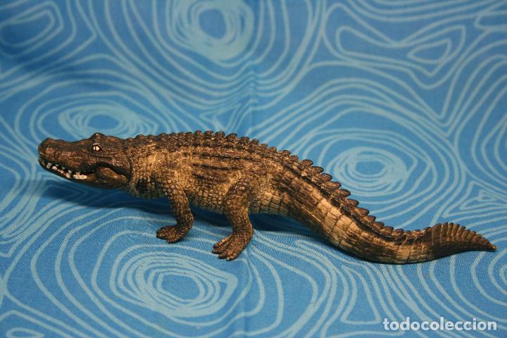 Figuras de goma y PVC: COCODRILO DE SCHLEICH - Foto 1