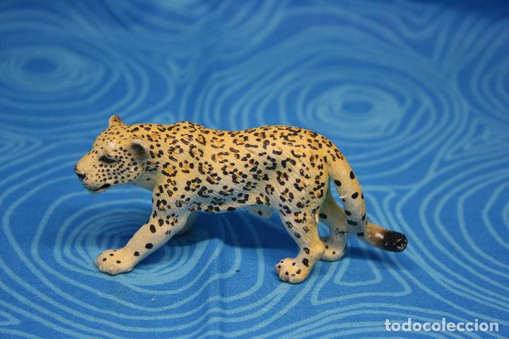 Figuras de goma y PVC: LEOPARDO DE SCHLEICH, DESCATALOGADO - Foto 3