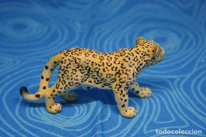 Figuras de goma y PVC: LEOPARDO DE SCHLEICH, DESCATALOGADO - Foto 4
