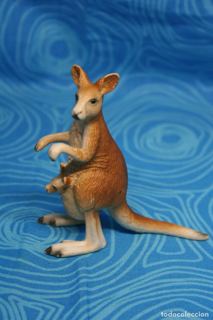 Figuras de goma y PVC: CANGURO CON CRIA DE SCHLEICH - Foto 4